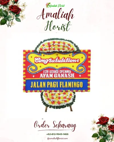 Bunga Papan Congratulation di Sindanglaut